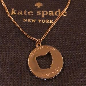 Kate Spade “State of Mind” Ohio Necklace